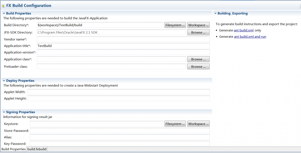 Ӧ��e(fx)clipse����JavaFX��Ŀ�Ĵ��