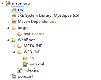 maven3 Myeclipse6.5 ����web��Ŀ