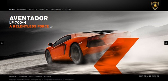 国外优秀网站:全世界30大汽车品牌网站设计欣赏