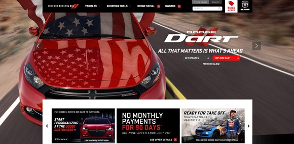 国外优秀网站:全世界30大汽车品牌网站设计欣赏