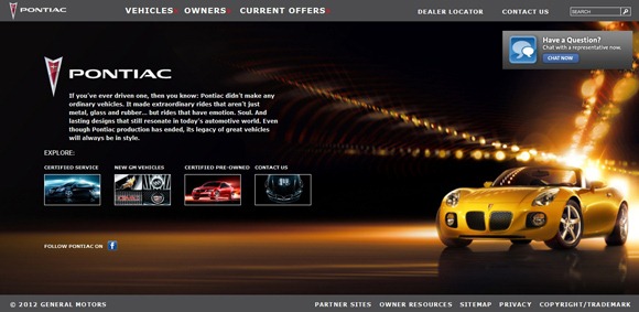 国外优秀网站:全世界30大汽车品牌网站设计欣赏