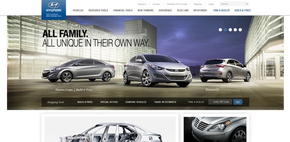 国外优秀网站:全世界30大汽车品牌网站设计欣赏