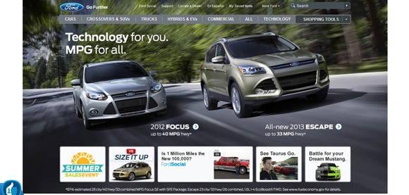 国外优秀网站:全世界30大汽车品牌网站设计欣赏