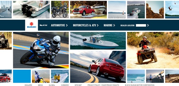 国外优秀网站:全世界30大汽车品牌网站设计欣赏