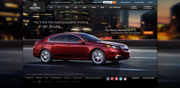 国外优秀网站:全世界30大汽车品牌网站设计欣赏