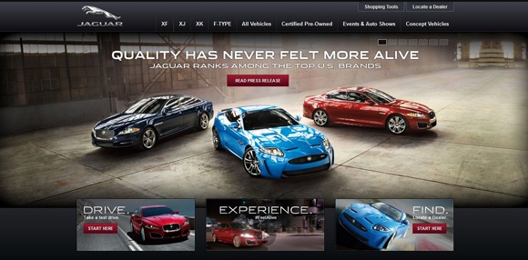 国外优秀网站:全世界30大汽车品牌网站设计欣赏