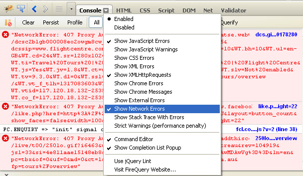 Firebug����jQuery��������Firequery
