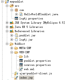 Pushletʩ���ְ���ʵ��
