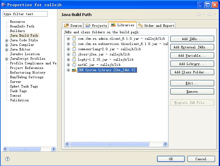 �����ͻ��˵��� websphere6.1 ejb��Դ �������