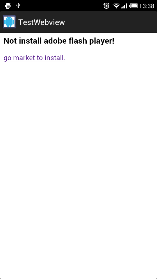 Android WebView����flash(�ж��Ƿ�װflash���)