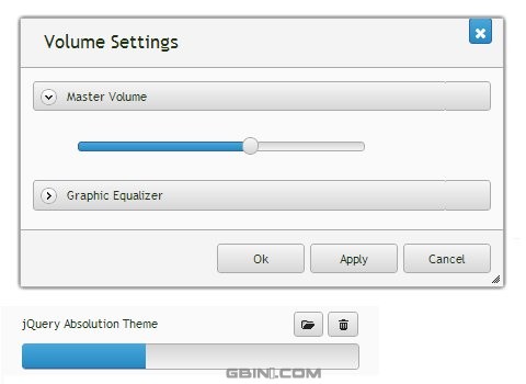 ���ݴ����ľ�ѡ���jQuery UI���������