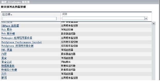 ����SiteScope���WebLogic