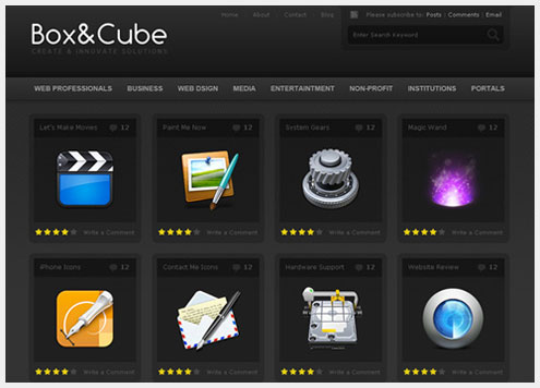 40��˧�����õ�PSD WEBģ����Դ