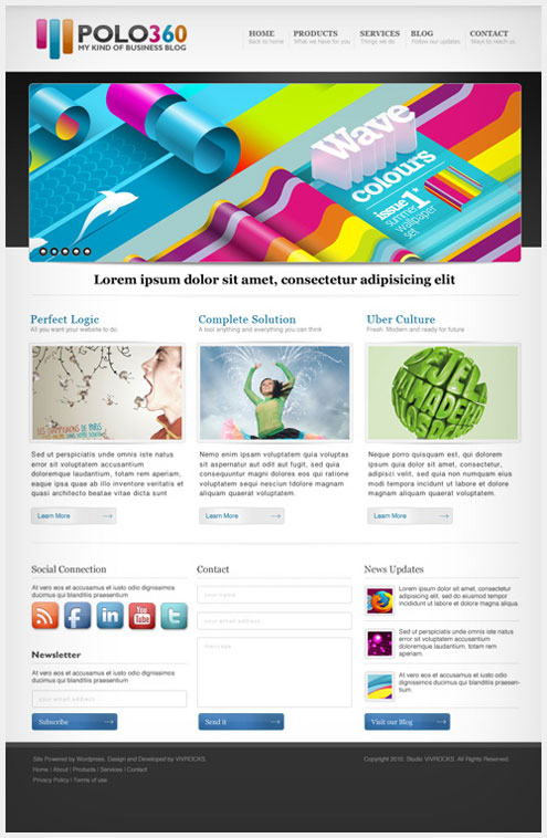 40��˧�����õ�PSD WEBģ����Դ