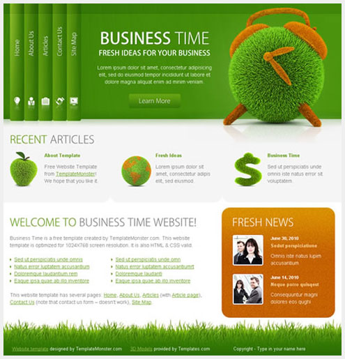 40��˧�����õ�PSD WEBģ����Դ