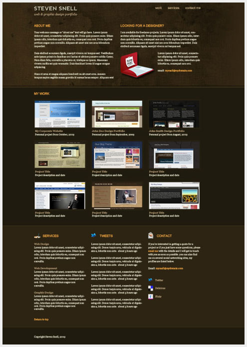 40��˧�����õ�PSD WEBģ����Դ