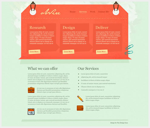 40��˧�����õ�PSD WEBģ����Դ