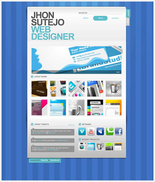 40��˧�����õ�PSD WEBģ����Դ