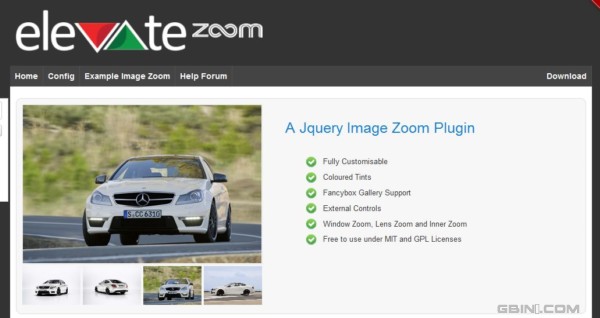 jQuery��ͼƬ�Ŵ󾵳�Ч��� - elevateZoom