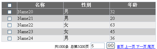 PagingGrid��ҳ�������һ������