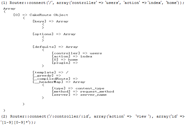 CakePHP��Router�Ļ��Ƹ�ʹ�÷���