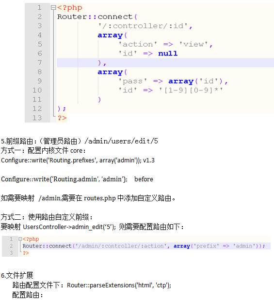 CakePHP��Router�Ļ��Ƹ�ʹ�÷���