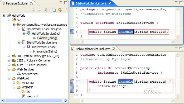 MyEclipse䱸WebService(xfire)