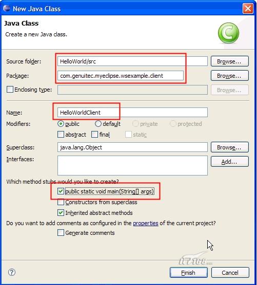 MyEclipse䱸WebService(xfire)