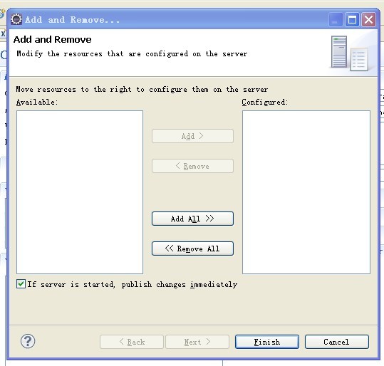 Eclipse的Web项目的一个配备