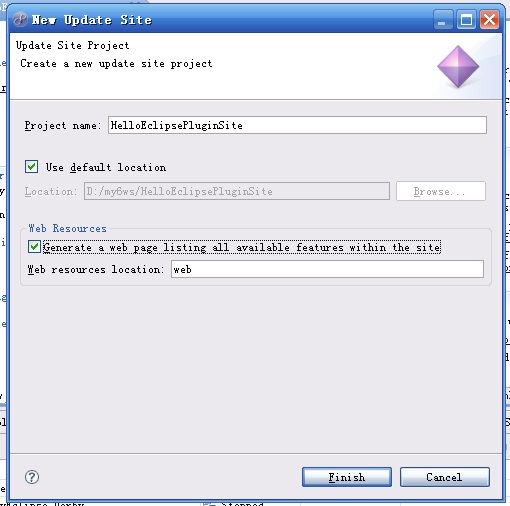 �����Eclipse�����Ʒ������Ϊվ����ʽweb update site