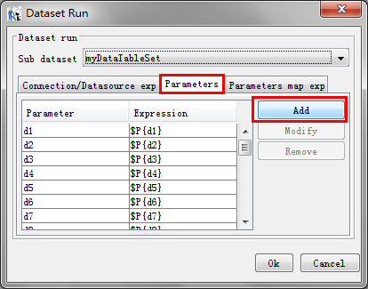 JasperReport  subdataset datasetRunй