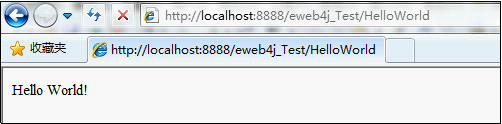 һ��������Java���EWeb4j���Խ�����HelloWorldʵ��