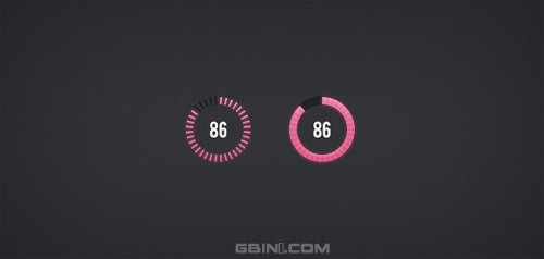 分享35个讨人喜爱的漂亮进度条UI设计