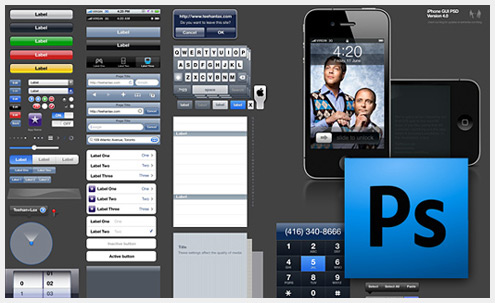 60个超适用华丽的GUI PSD设计包