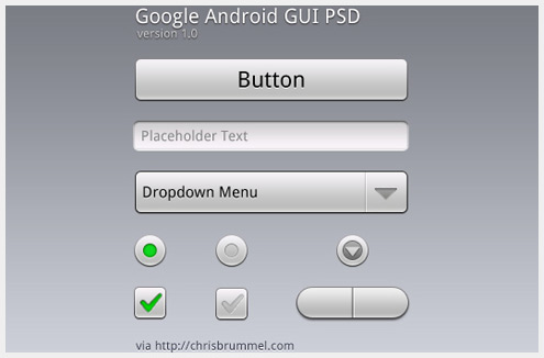 60个超适用华丽的GUI PSD设计包