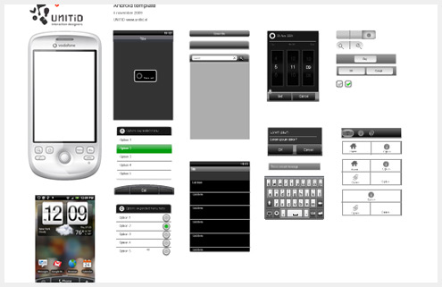 60个超适用华丽的GUI PSD设计包