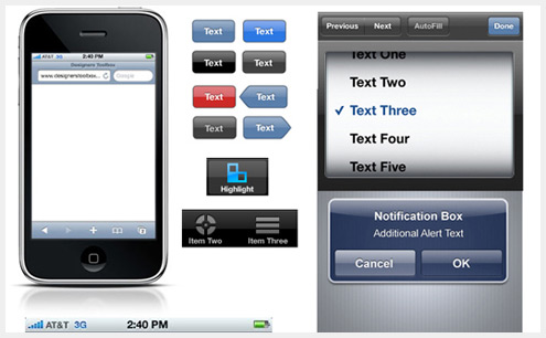 60个超适用华丽的GUI PSD设计包
