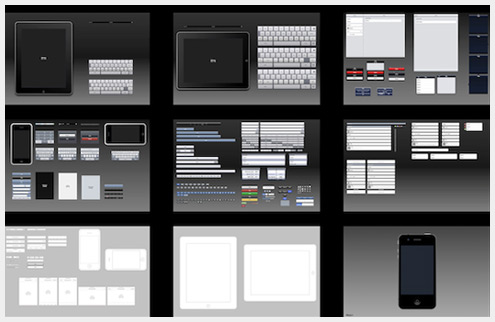 60个超适用华丽的GUI PSD设计包