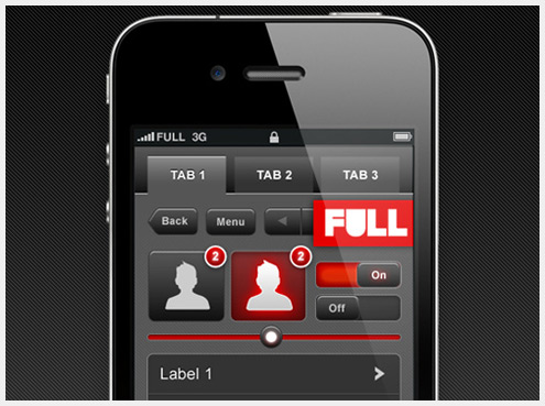 60个超适用华丽的GUI PSD设计包