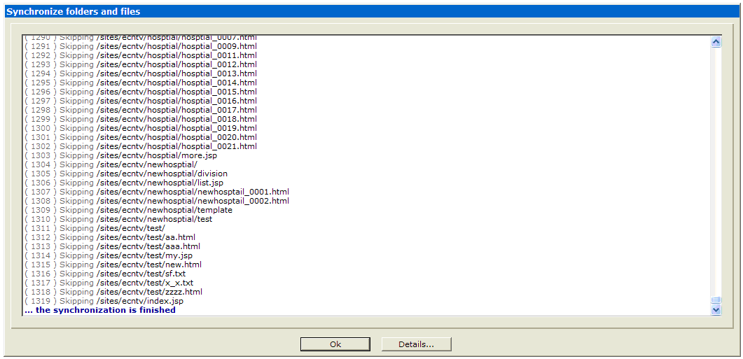 Opencms 编者文件同步功能