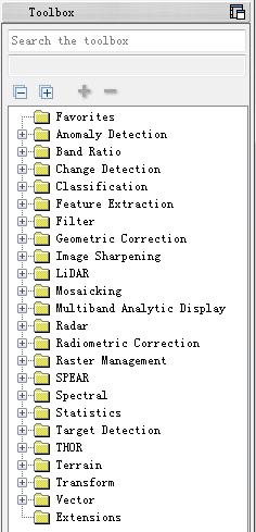 ENVI 五——全新的软件界面