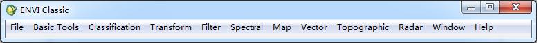 ENVI 五——全新的软件界面