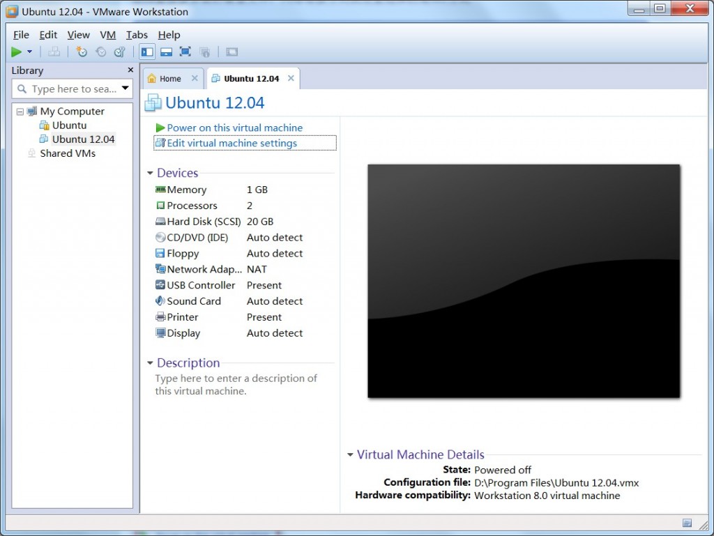 VMware ŰװUbuntu 12.04̣ͼ⣩