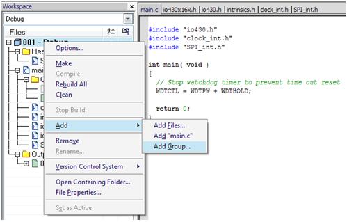 IAR for MSP430  ���������Զ���ͷ�ļ������ַ���