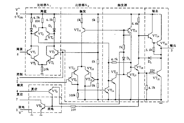 NE555 + CD4017ˮ����