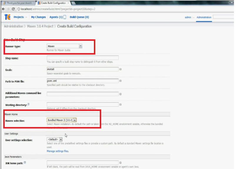 点击查看上一张 使用Team City怎么创建一个简单的项目