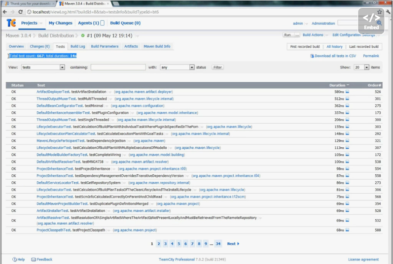 点击查看上一张 使用Team City怎么创建一个简单的项目