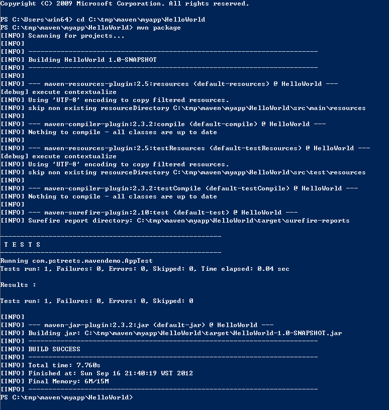20120915002 Maven 使用指南(四): Maven Build 的阶段