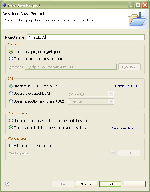 EJB  ѧϰʼ: HelloWorld Stateless SessionBean