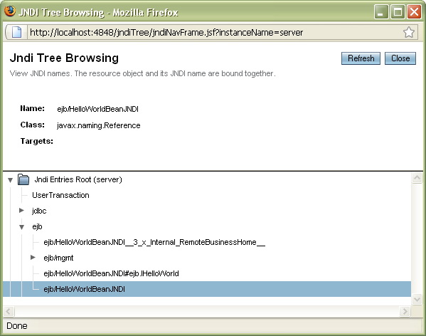 EJB  ѧϰʼ: HelloWorld Stateless SessionBean